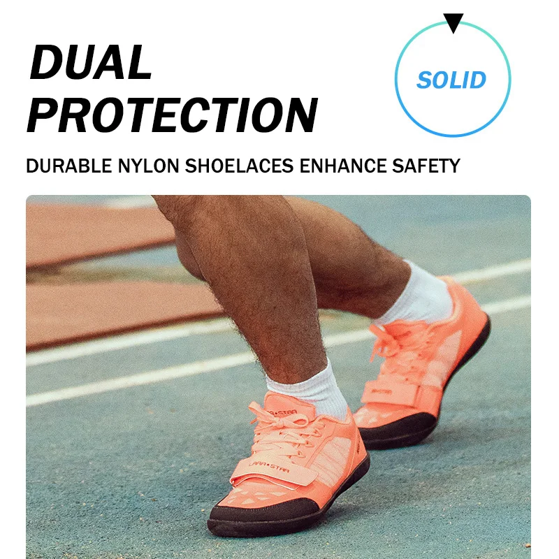 Solid Ball Shot Put Shoes Tug of War Shoes Men Women Outdoor TaoBo LARA STAR Pro Hook Loop Design Throwing