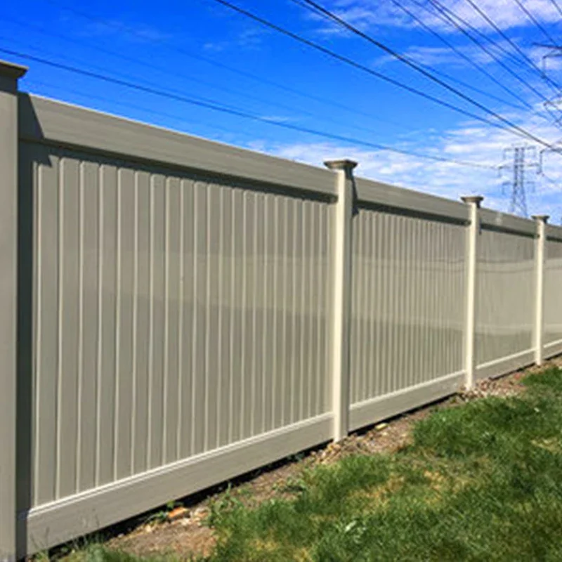 8x8 White Pvc Fence 2