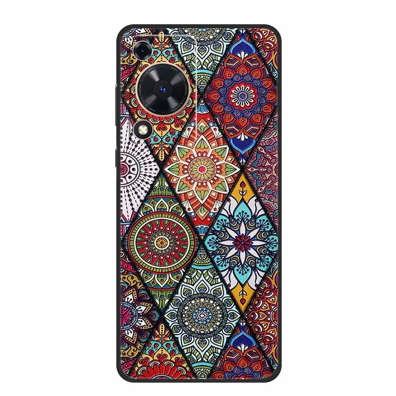 Embossed 3D Shockproof Silicone Phone Case - Soft Protective Cover