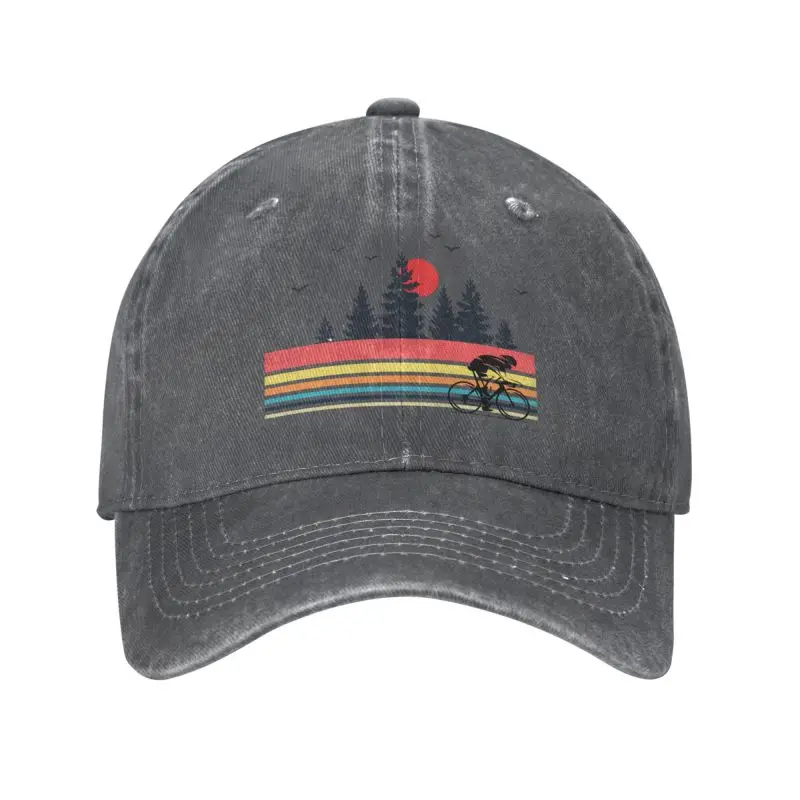 Cotone Vintage Retro Bicicletta Ciclismo Mountain Bike Berretto Da Baseball Hip Hop Uomo Donna Mtb Biking Outdoor Ciclista Papà Cappello Primavera