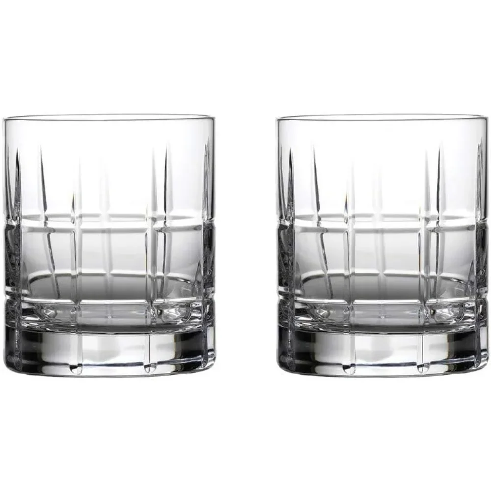 

Goblet Glass Cup Set Short Stories Cluin Double Old Fashioned Aesthetic Glass Cups Kit Sets Set of 2 Luxury Crystal Cups Mug Tea