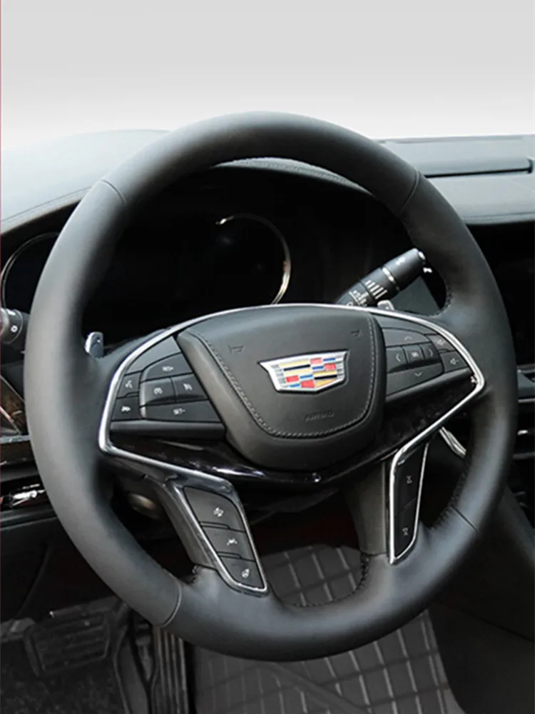 

Сделай Сам, ручная работа, кожа, замша, для Cadillac ATSL XT5 CT6 XTS XT4 SRX, интерьерные автомобильные аксессуары
