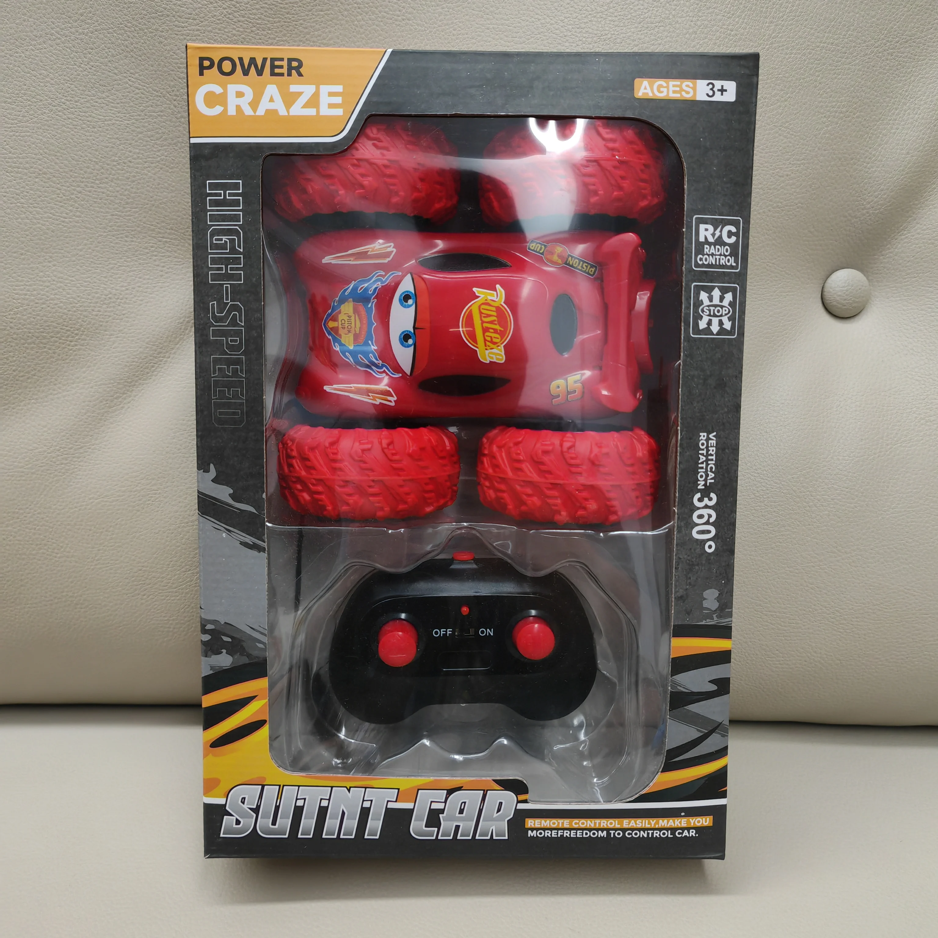 Disney Pixar Cars Electric Remote Control Stunt Car Toy Lightning Mcqueen Remote Control Car Model Toys Children'S Birthday Gift 6
