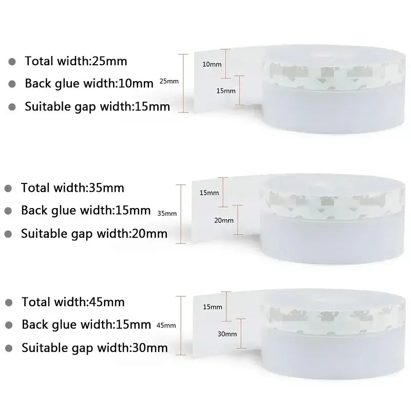 Self Adhesive Window Door Seal Strip Silicone Windproof Silicone Windshield Weather Tape Strip Door Bottom Home Sealing Strip - Image 5