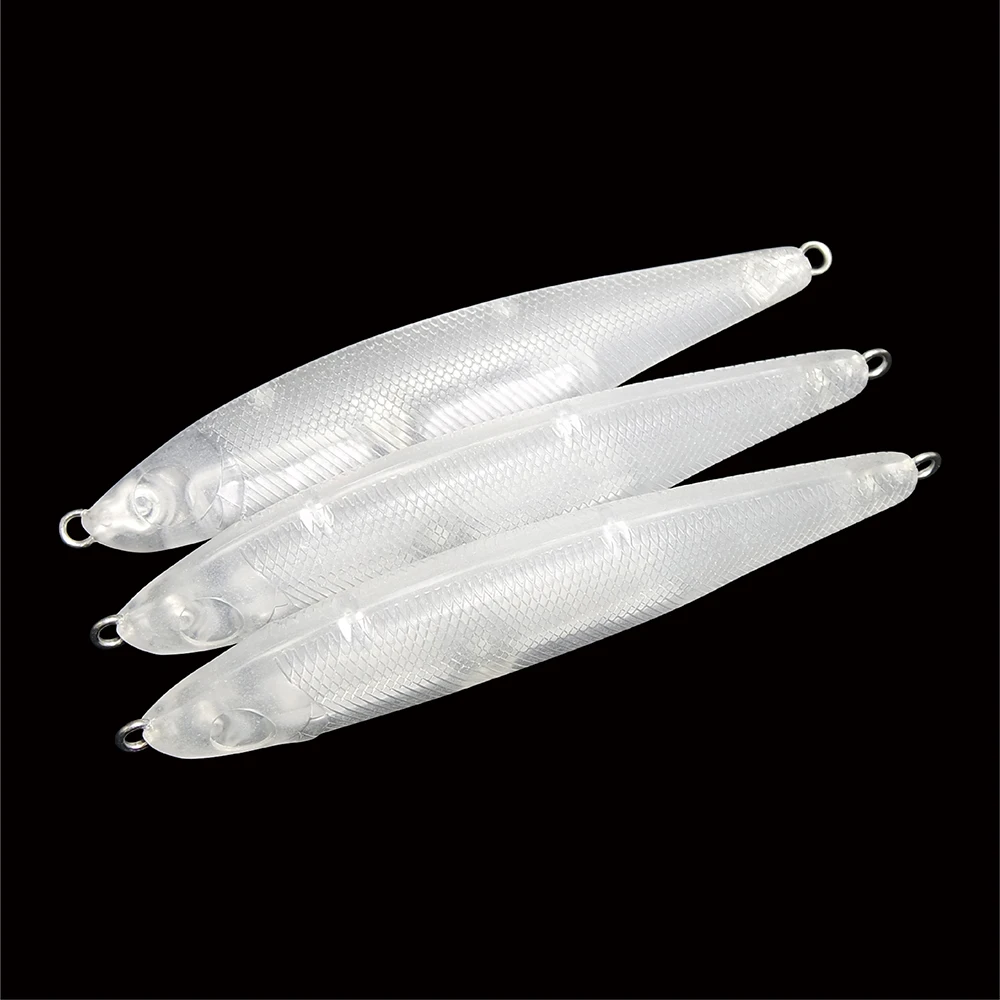 Unpainted Lures Stickbait Lure Blank Body Lures Jerkbait Unpainted Plastic Blank Bodies Sinking