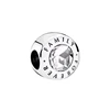 Hot Sale with Smiling Face, Cross, Love, Letters Family Forever Charm Bead Fit Original Silver 925 Necklace Bracelet DIY Jewelry 4