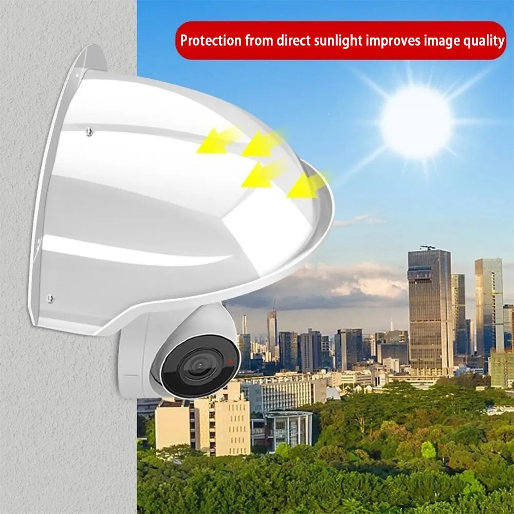 Security Camera Cover Universal Sunshade Rainshade For Outdoor Monitoring Rainproof Sunscreen Dustproof