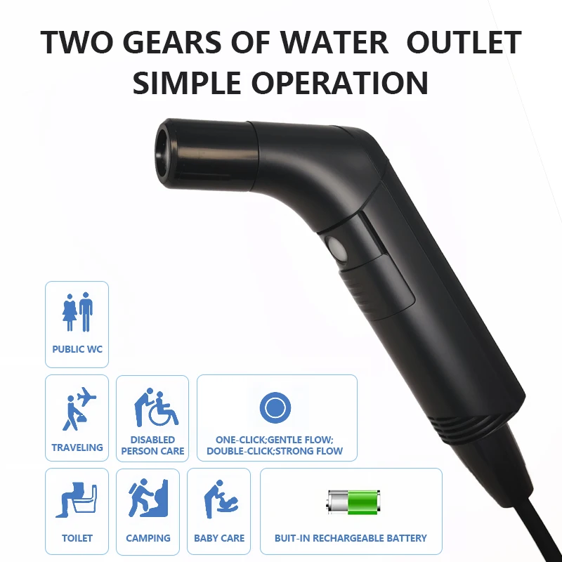 Portable washbasin for travel ladies/men personal hygiene rechargeable electric washbasin, used for toilet handheld washbasin no