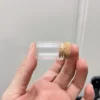 50 Pcs 100 PCS 17x22x30mm 5ml Mini Glass Bottles with Cork - Transparent Small Glass Jars for Wishing Bottle, DIY Crafts, Decor 2