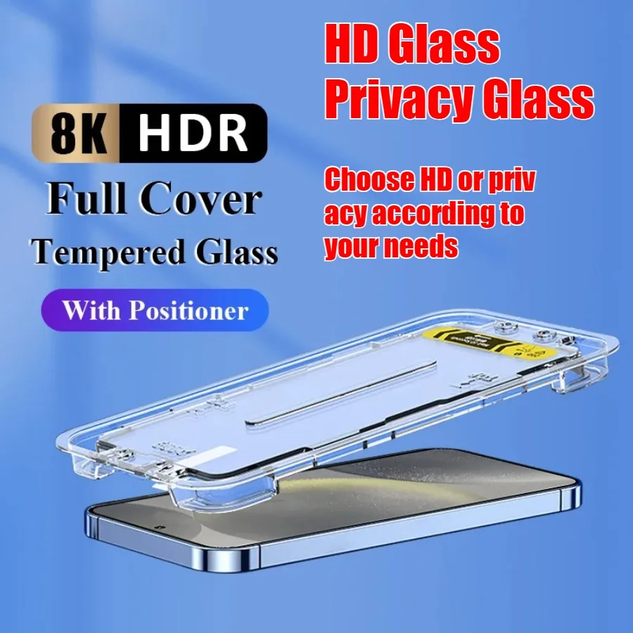 Ultra HD Tempered Glass Screen Protector with Precision Alignment Mount