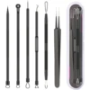6Pcs Pimple Popper Tool Kit,  Blackhead Remover Acne Needle Tools Set Removing Care Comedone Whitehead Popping Zit 1