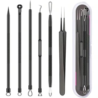 6Pcs Pimple Popper Tool Kit,  Blackhead Remover Acne Needle Tools Set Removing Care Comedone Whitehead Popping Zit 1