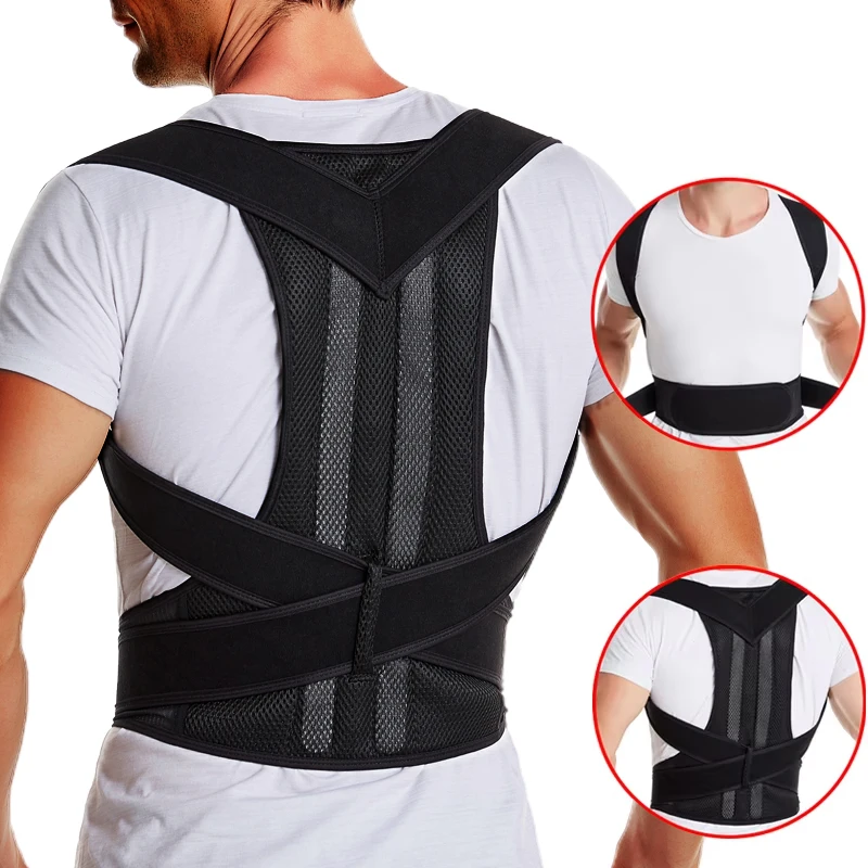Back Brace Posture Corrector for Women & Men,Back Straightener, Scoliosis and Hunchback Correction,Adjustable Posture Trainer
