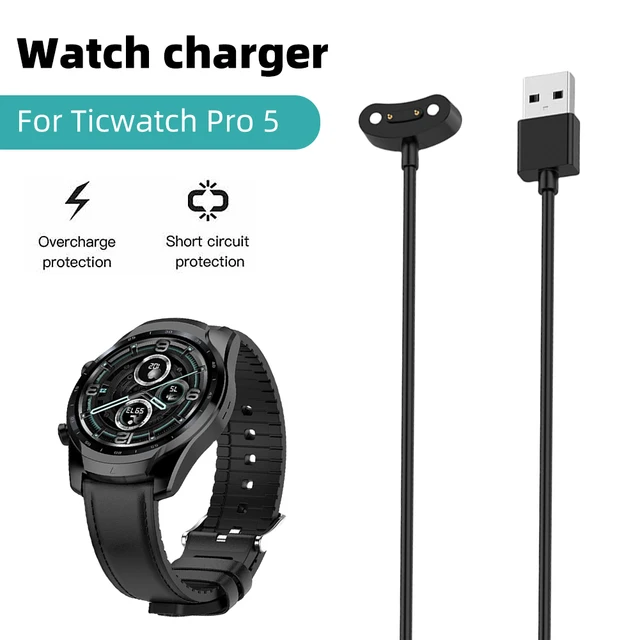 Watch Chargers Magnetic Charger Cable 1M for Ticwatch Pro 5/ProX