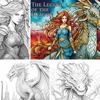 1pc Art Coloring Book 22 Page Coloring Books Gift For Birthday Party Relieve Stress Kill Time Graffiti Painting Drawing Art Book 4