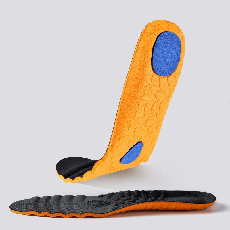 Stretch Memory Foam Insoles Orthopedic Sport Support Insert Woman Men Shoes Feet Soles Pad Orthotic Breathable Running Cushion
