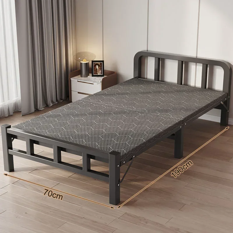 El&aacute;stica Postmodern Furniture，Minimalism Floor Bed Frames Single Space Saving Modern Accent Advanced Sense Bed Lazy People Cama