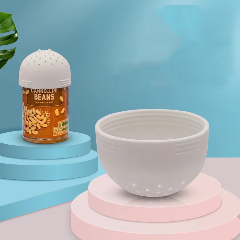 1Pc  Silicone Gel Filter Water Filter Multi-use Cover Filter Food Mesh Can Drainer Kitchen Gadgets