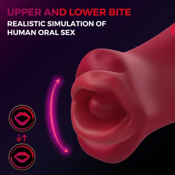 HESEKS Adult Sex Toys Vibrator Rose Sex Stimulator for Women 10 Vibration and 10 Kissing