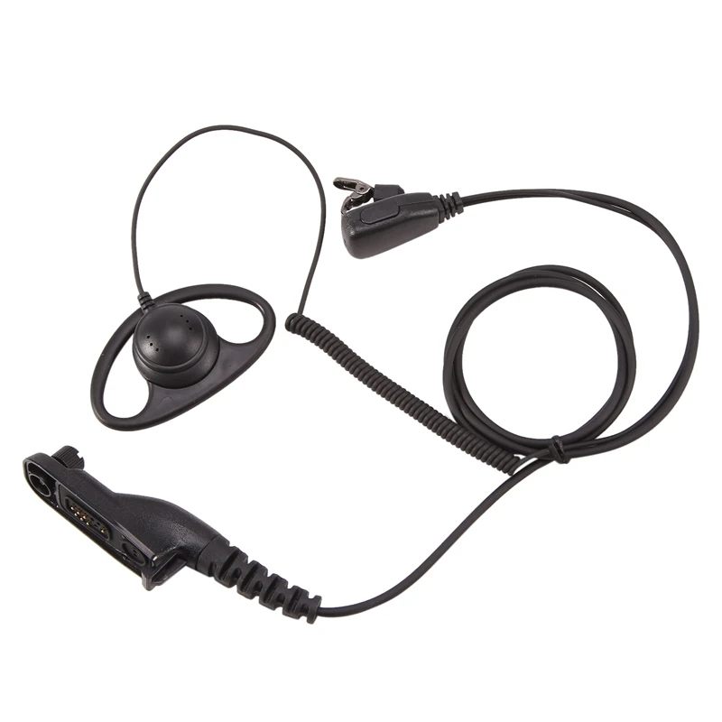 P8268 Air PTT D Hanging Microphone For Motorola 2 Way Radio Walkie