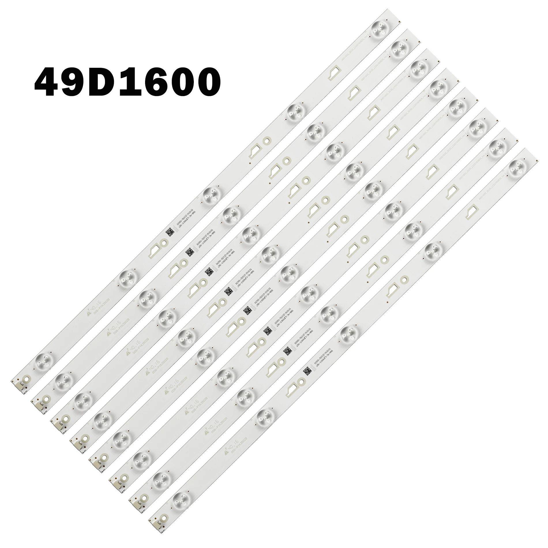 

LED strip For 49D1600 0DM ODM 49_D1600 8X5 LX20160826 CRH-AT493030080569QREV1.0 For Pioneer Ple-49s07fhd Ple-49s07 49FB3103