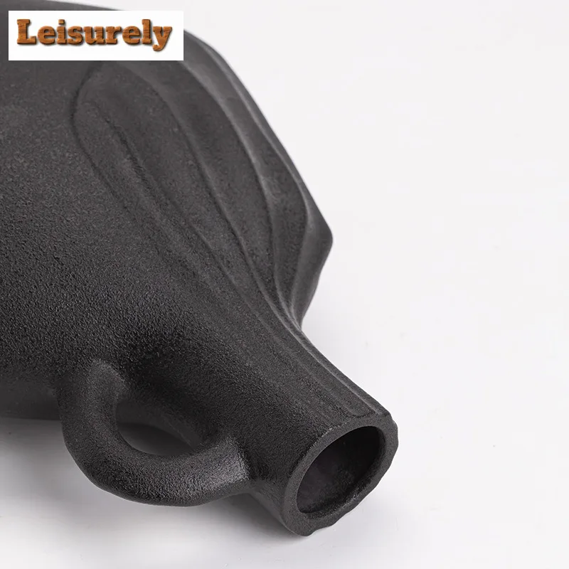 1PC Running Water Line Ceramic Vase Creative Flower Arrangement Container For Kitchen Living Bedroom Home Decoration Ornament