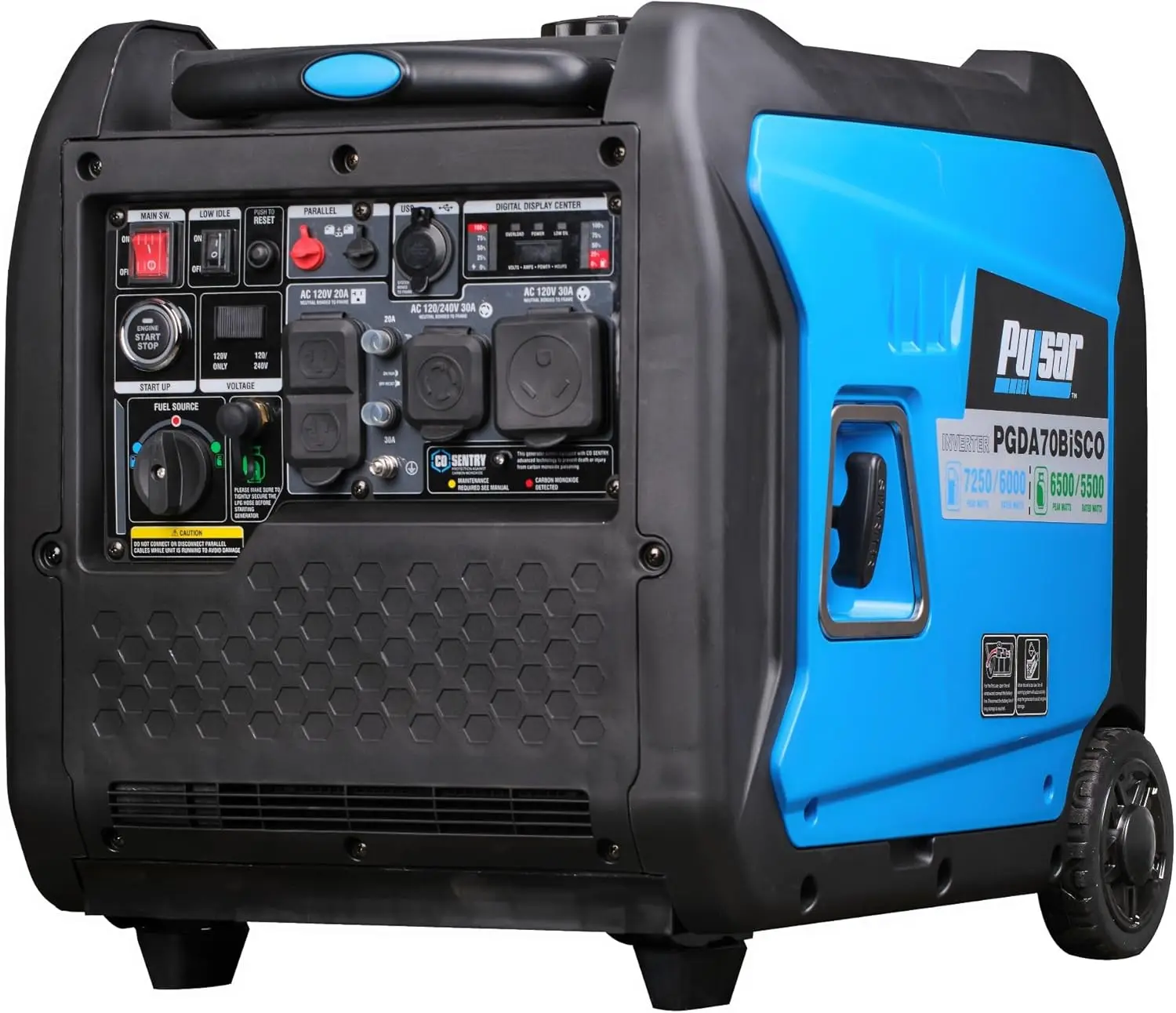 7250-Watt Super Quiet Dual Fuel Inverter Generator with Remote Start