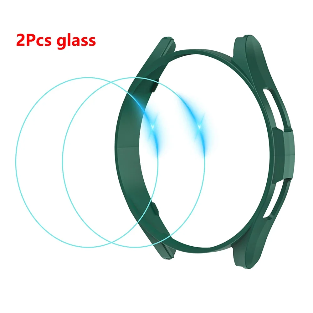 Waterproof Glass Screen Protector & PC Bumper Cover Set