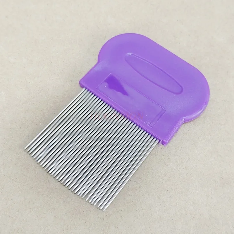 dandruff comb New Iron Tooth Encryption Scorpion Pet Flea Super Dense Comb Double-sided Children Tohairbrush Portable Travel shave beard double sided comb vintage comfortable bristle 2 in 1 styling comb small size half tooth design multi functional comb