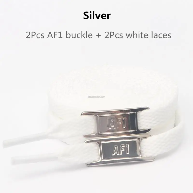 AF1 Shoelaces White Flat Laces Air Force One Shoe Decoration 27