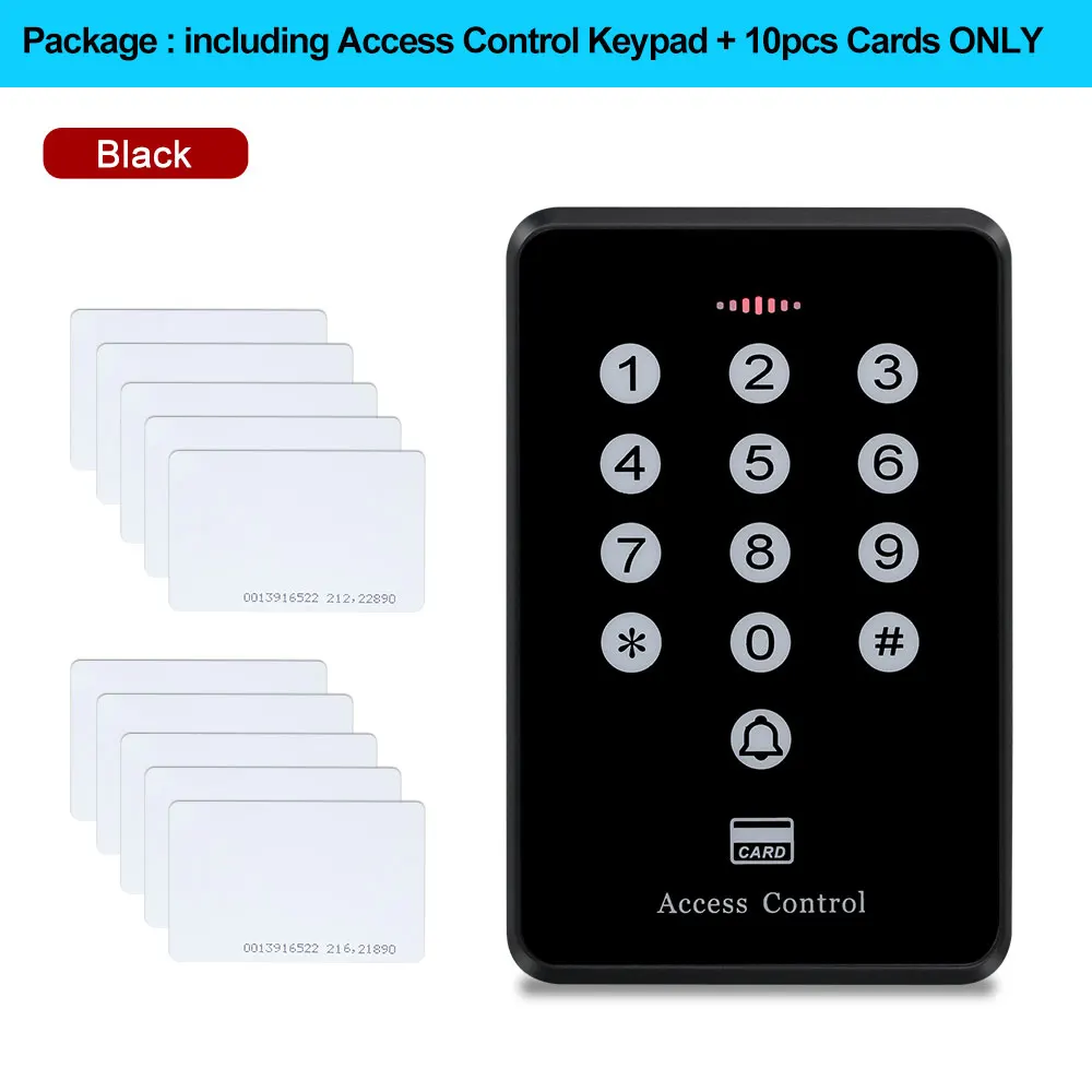 Keypad with Cards