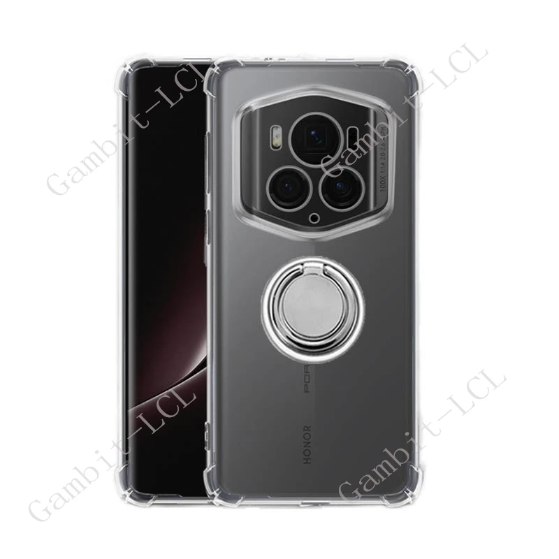 Luxury Back Ring Holder Bracket Phone Case - TPU Soft Cover