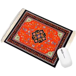 Bohemian Persian Anti - Slip Mouse Pad with Tassel - Durable Rubber Base Desk Mat (Style4)