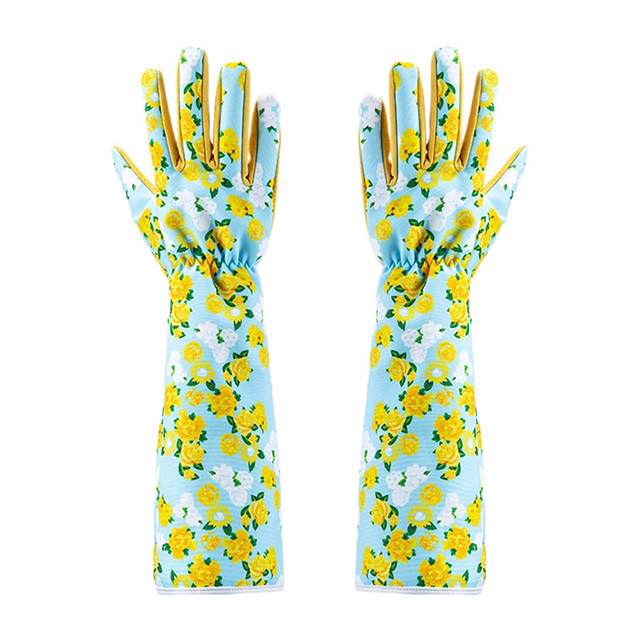 Long Sleeve Gardening Gloves Gardening Gifts Long Elbow Light Protective Gloves Rose Pruning Gloves for Outdoor Work Gardener