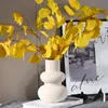 Ceramic Vase Plain Embryo Frosted Flower Dried Flower Arranger Model Room Table Home Decoration Pieces 4