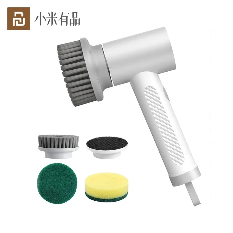 Xiaoda Wireless Electric Cleaning Brush Housework Kitchen Dishwashing Brush Bathtub Tile Professional Cleaning