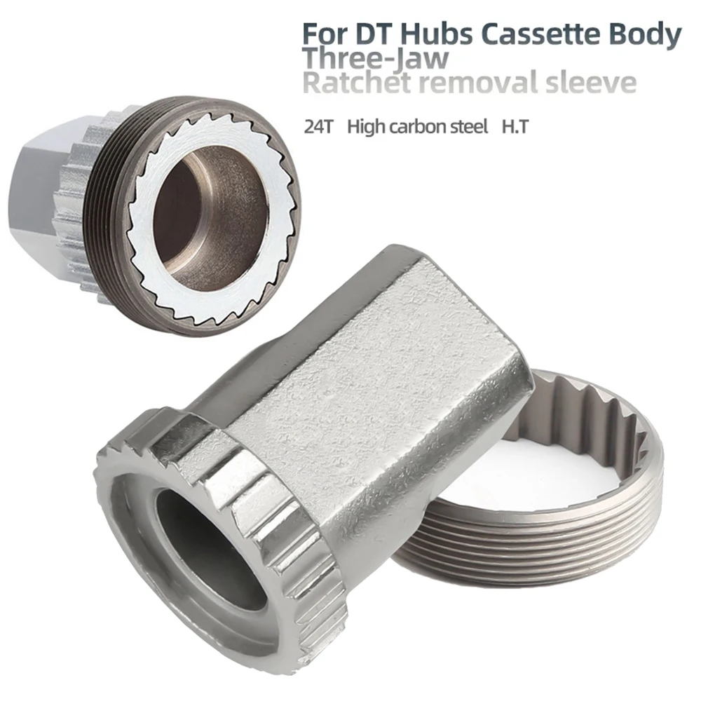 

3 Pawl Bicycle Ratchet Remover Hub Lock Ring Nut Tools For DT370 Hub Fixing Removal Installation Tool Parts DT1800/1900 WheelSet