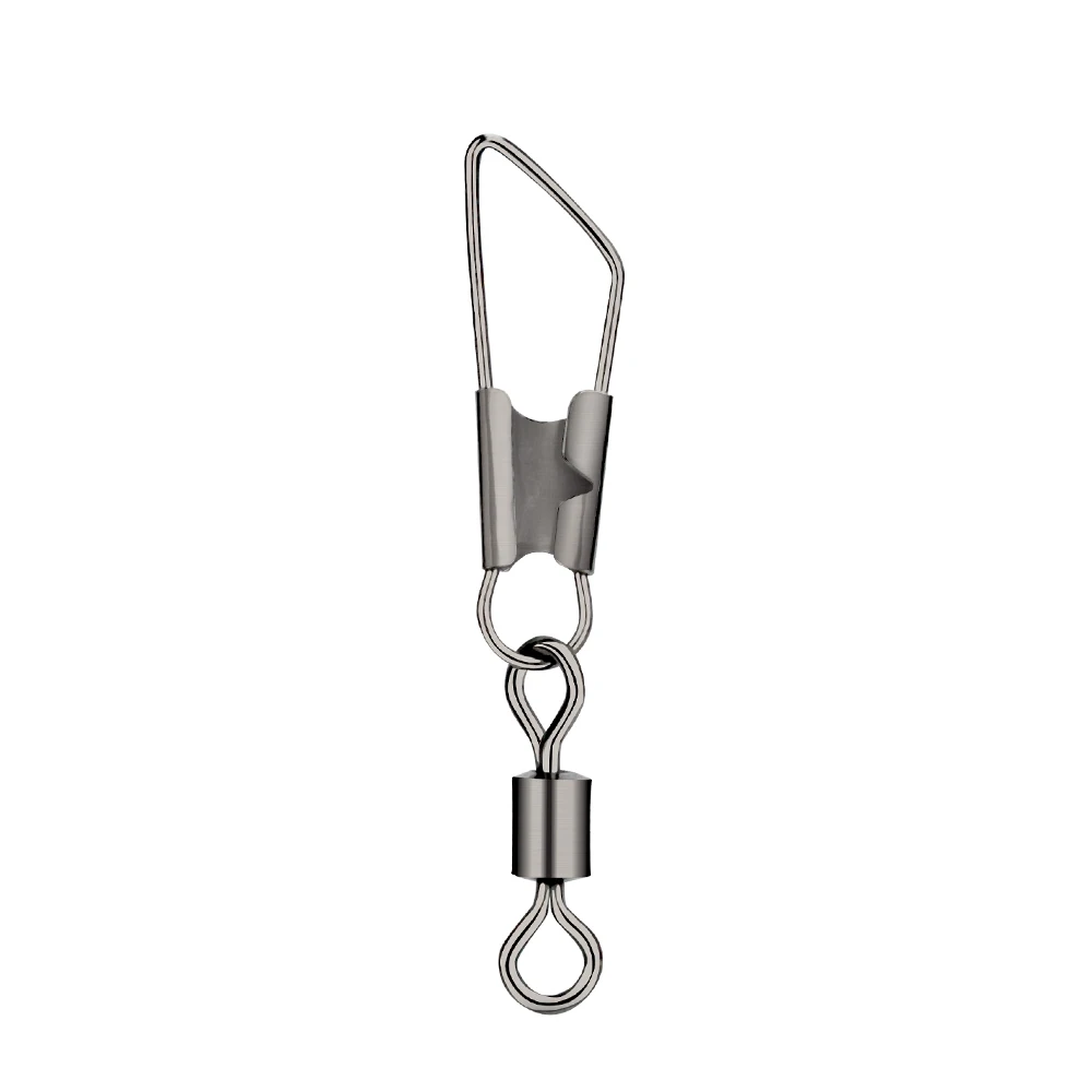 

XIAOSHUStore 100x рыболовный Вертлюг для качения вертлюга типа А, коннектор для рыболовной приманки, застегивающиеся рыболовные крючки, рыболовные аксессуары LineTool