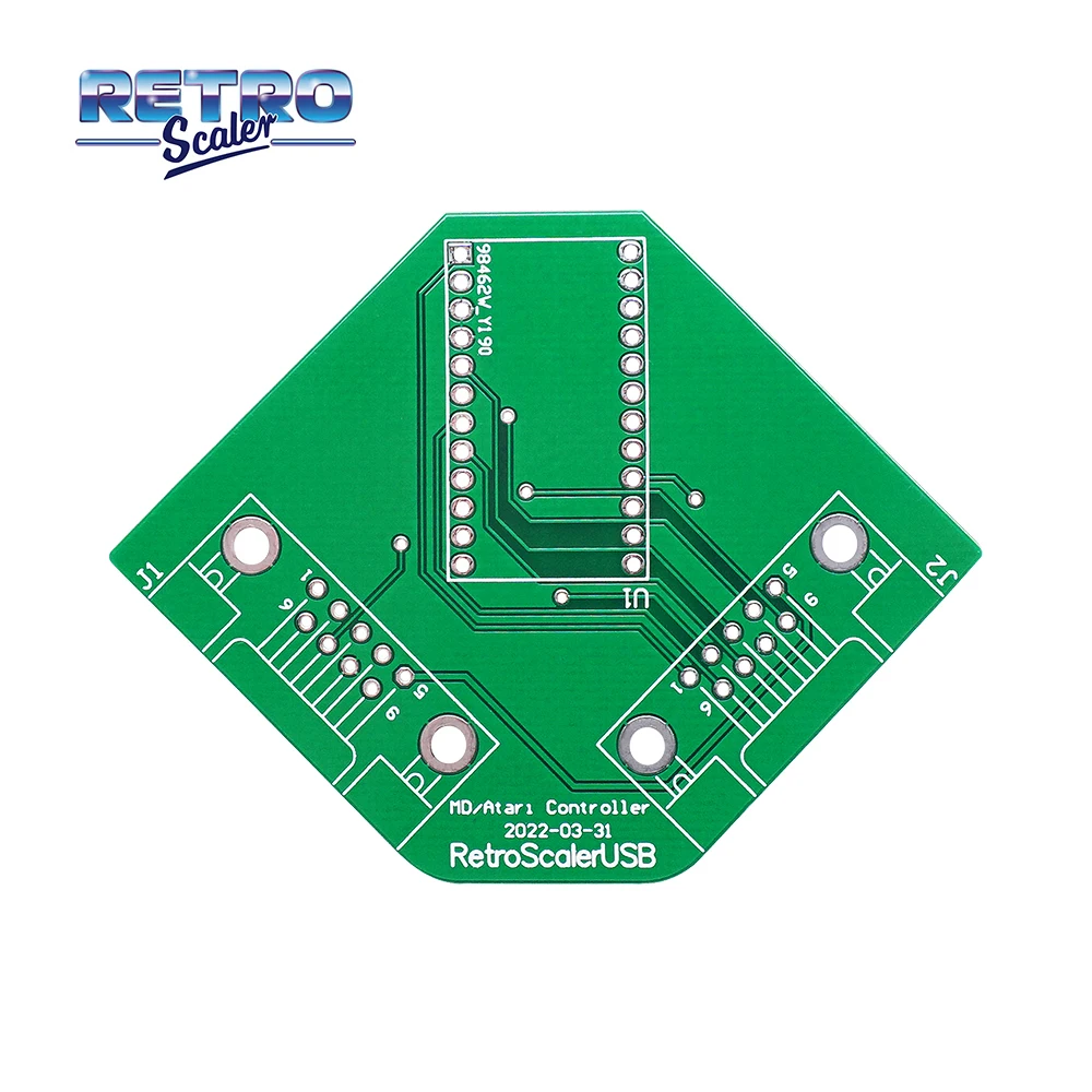 retroscalerusb para sega jogo controlador conversor adaptador para pi