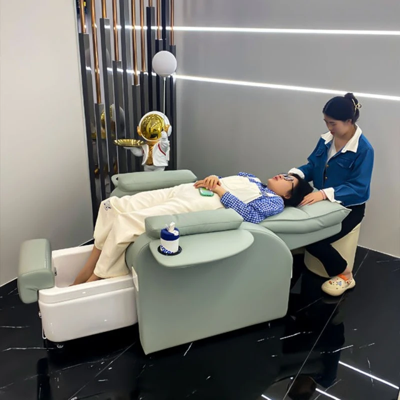 Electric Massage Sofa High End Ceramic Foot Bath Free Shipping Multifunction Smart Pedicure Manicure Hair Care Beauty Chair