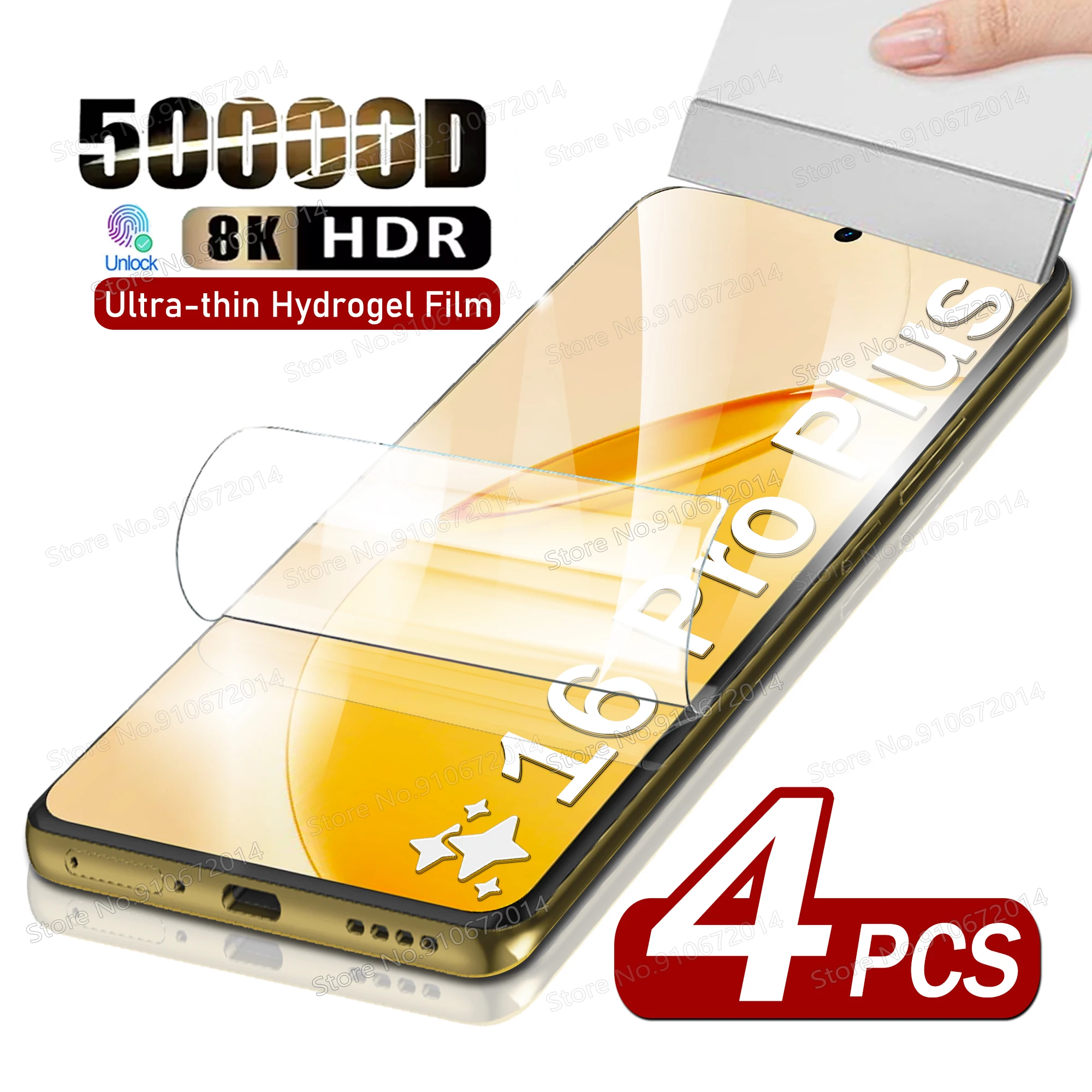 4PCS Hydrogel Screen Protector