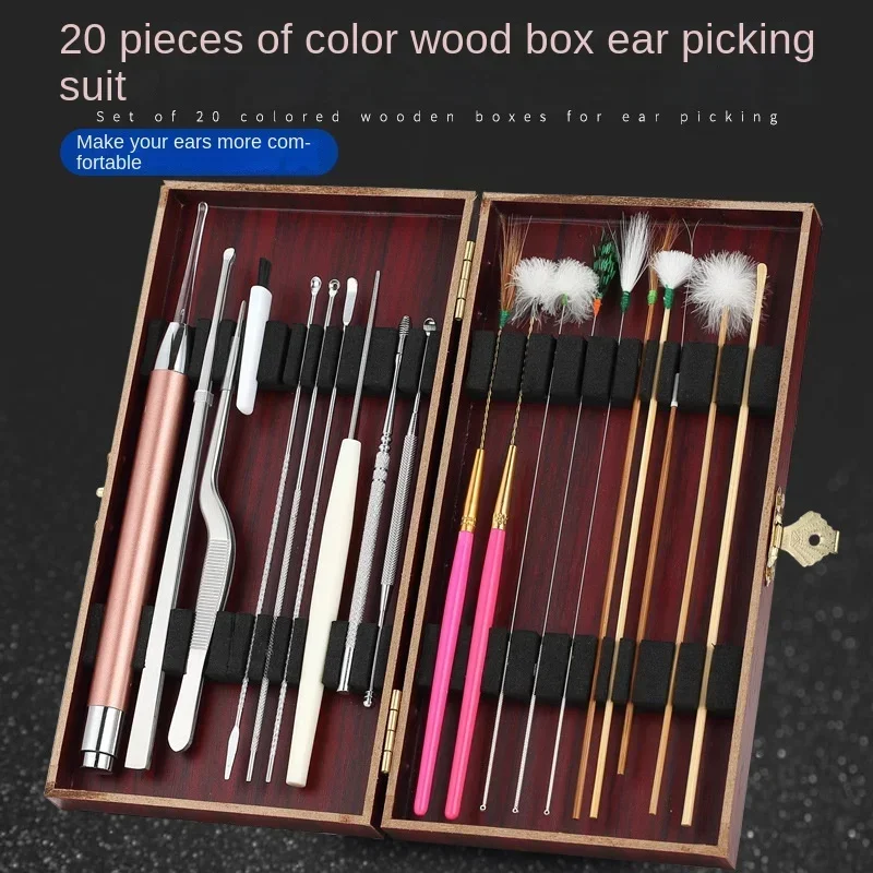 9/1120PCS Ear Picking Tool Set Goose Feather Stick Ear Scoop EarCanal Massage EarCanal Cleaning Ear Picking Tool EarScoop
