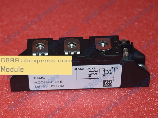 MCC44-16Io1B IGBT Thyristor Module Thyristor/Diode Module 1600V 80A TO-240AA Weight(typical including screws):90g