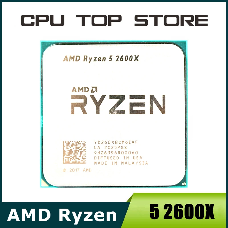 AMD Ryzen 5 R5 2600X 3.6GHz 6-Core 12-Thread 95W CPU Processor LGA AM4