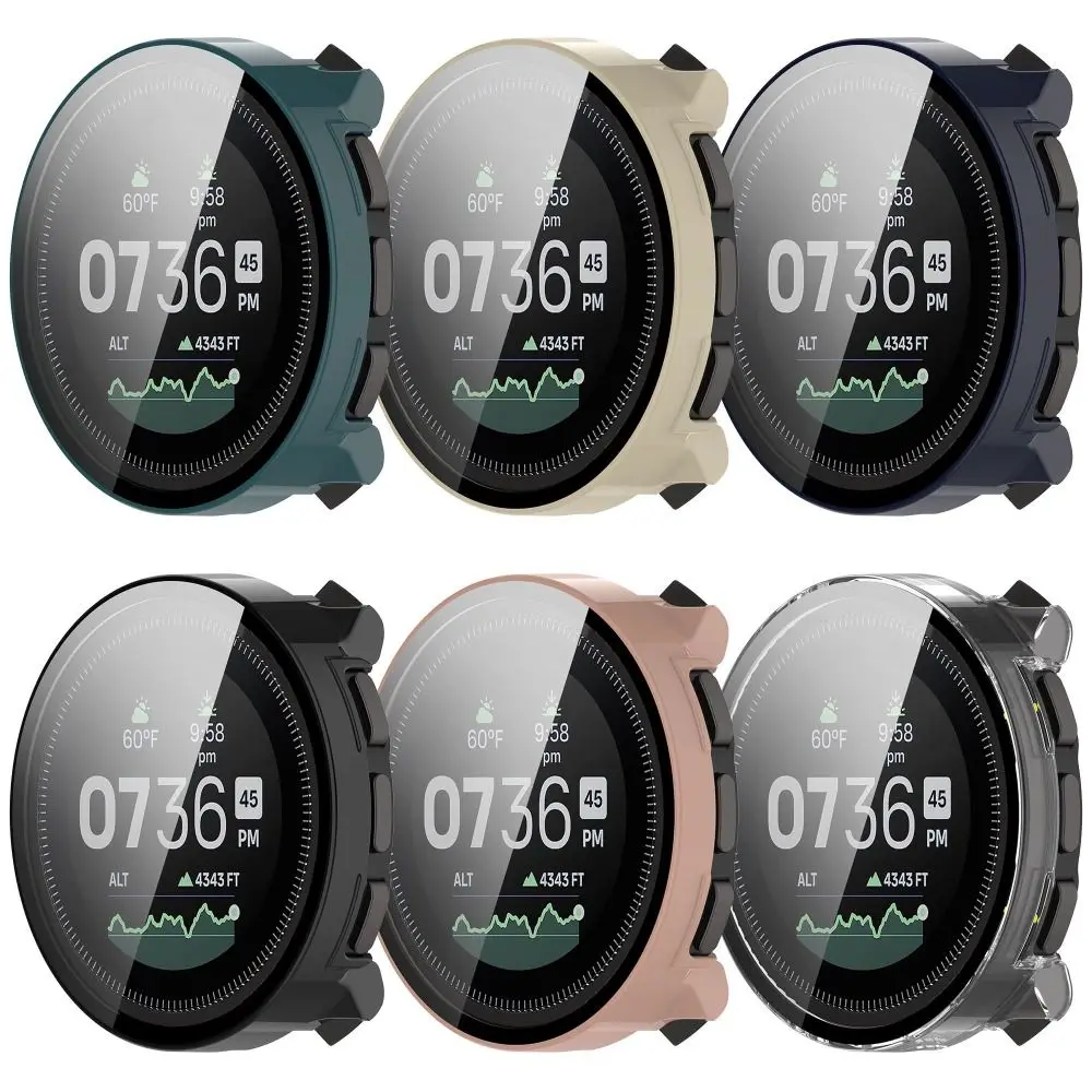 PC Tempered Protective Case Screen Cover Anti-Scratch Protector Shell for Suunto Vertical watch screen protector case watch accessories watch screen protector watch case watch protective case watch cover watch protective cover bumper protective case