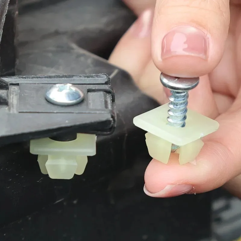 Universal License Plate Mounting Kit for GM Cars Self-Tapping Screw with Retainer Clip Replacement for Buick Chevrolet Parts