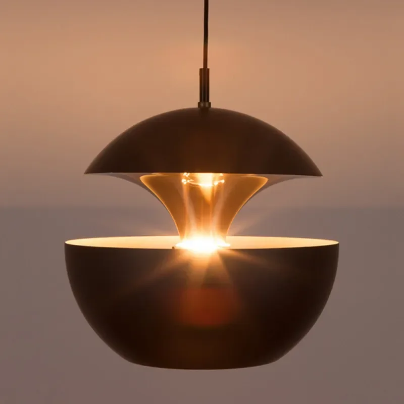 

The Sun Pendant Light Nordic Apple Lights White Black Lustre Decoration island lighting scandinavian style pendant lamp