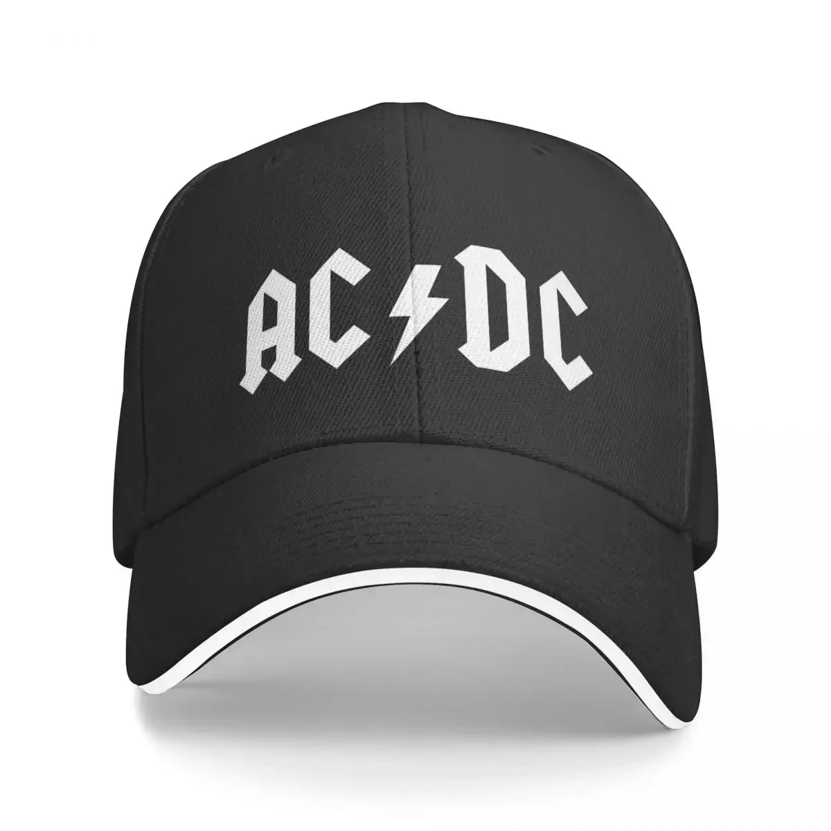 

Heavy Metal AC Baseball Cap Vintage Rock Music Sandwich Caps Men Women Adjustable Sun Hat Outdoor