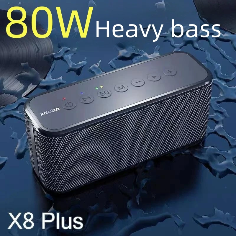 

Bluetooth-колонки caixa de som, 80 Вт, мощные, водонепроницаемые