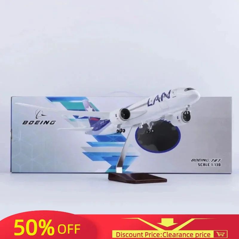 

Resin Replica Plane For Collection 47CM 1/130 Chile LAN Airline Airplane Model Toy 787 B787 LANChile Dreamliner Aircraft Plastic